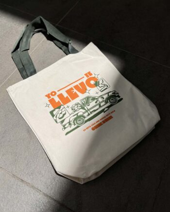 tote bag perrito viajero chimchim serigrafia