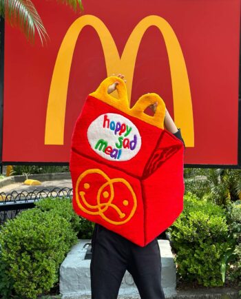 tapete happy sad meal tufting artesanal chimchim