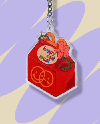 llavero cajita infeliz acrilico chimchim