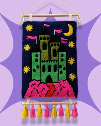 castillo zombie tufting chim chim decoracion