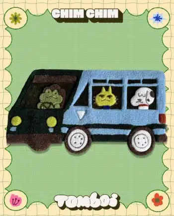 tapete pesero tufting chim chim tomboi