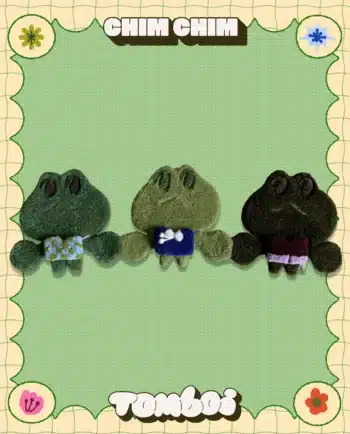 tapete ranas amigas tufting chimchim tomboi