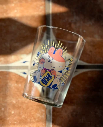 vaso lucky cat vidrio 500 ml dtf uv chim chim