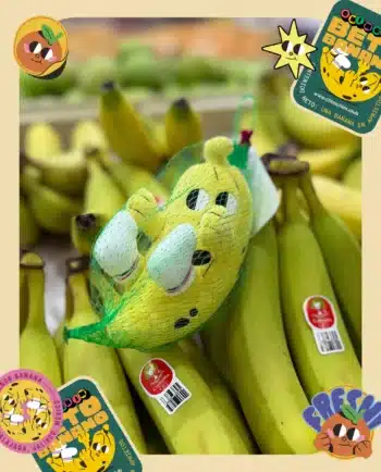 beto banana preventa llavero peluche 15 cm con stickers chim chim