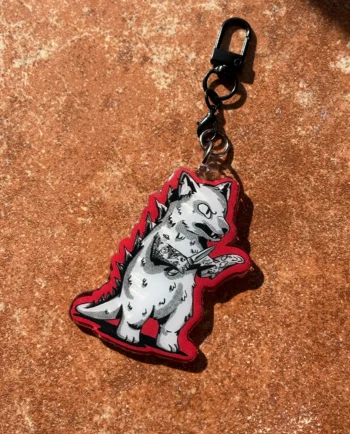 llavero gato kaiju acrílico 7 cm chim chim