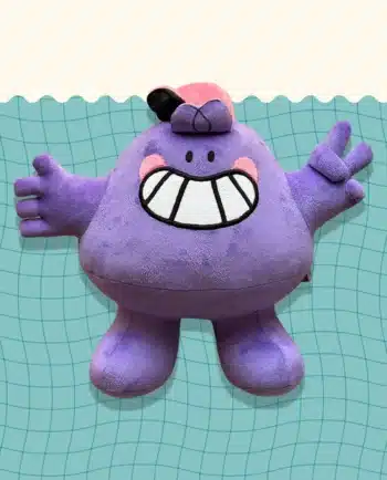 peluche tufty chimchim plush morado personaje original