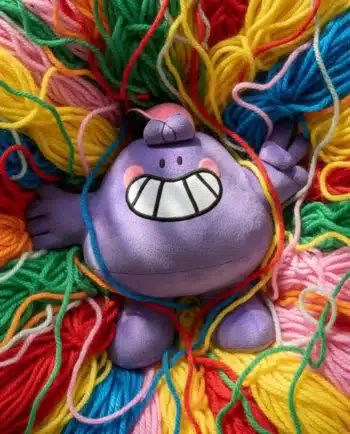 peluche tufty chimchim plush morado personaje original