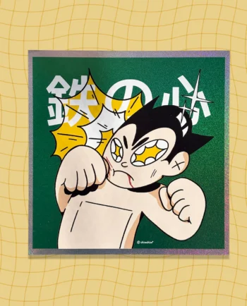 print astroboy fan art glitter ilustración anime chimchim