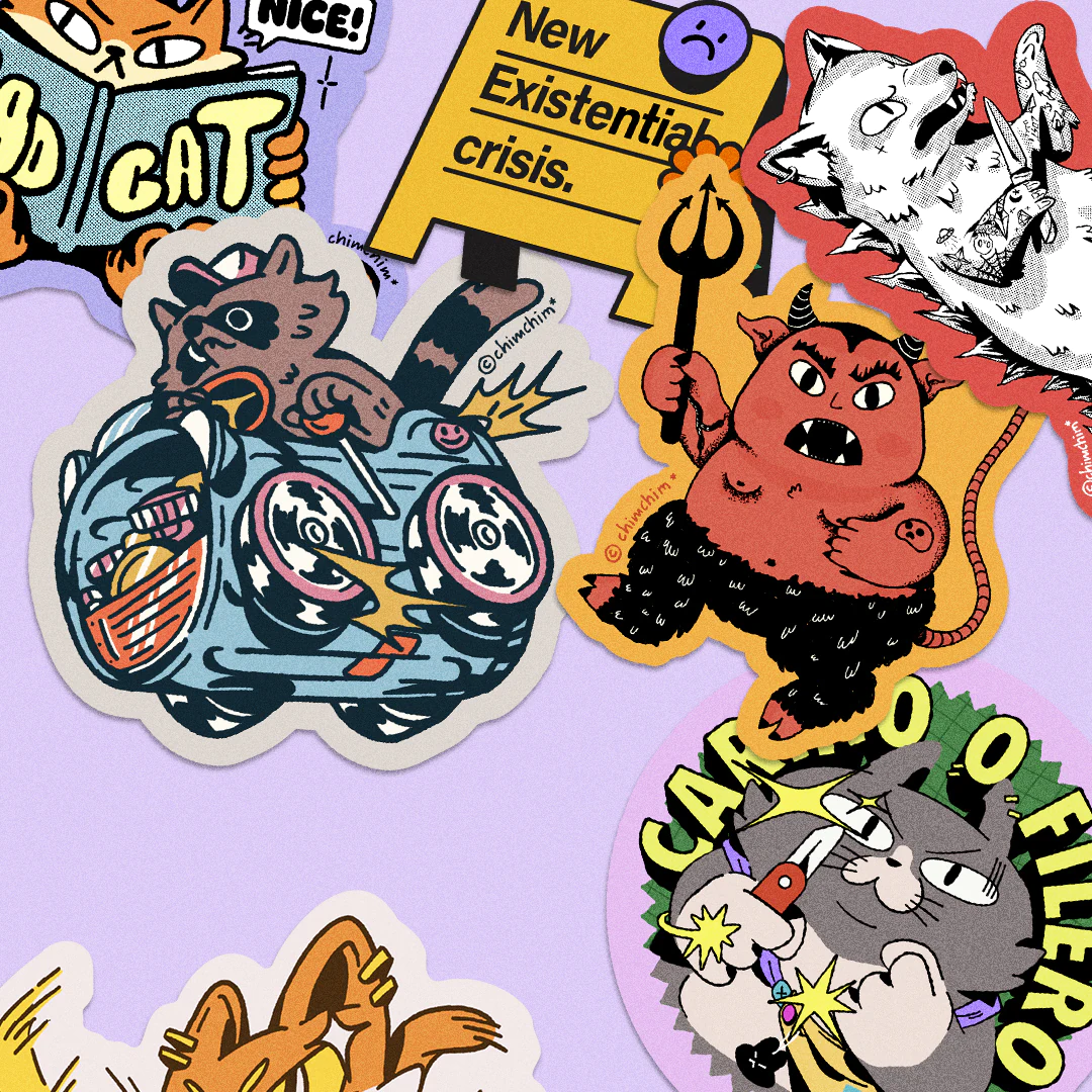 Tapetes tufting prints y accesorios ilustrados ChimChim México