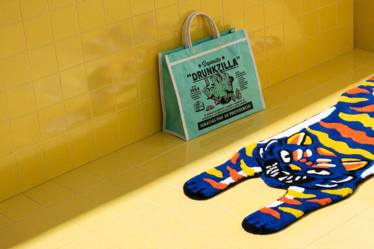 Tapetes tufting prints y accesorios ilustrados ChimChim México